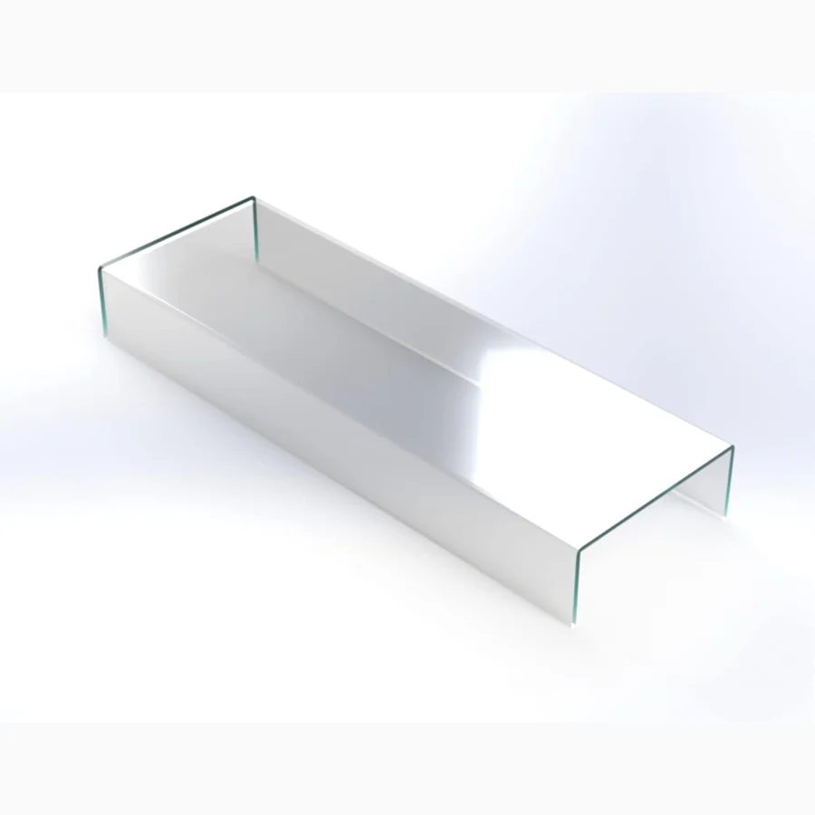 Acrylic 2-Inch Formed Riser for Detolf display cabinet