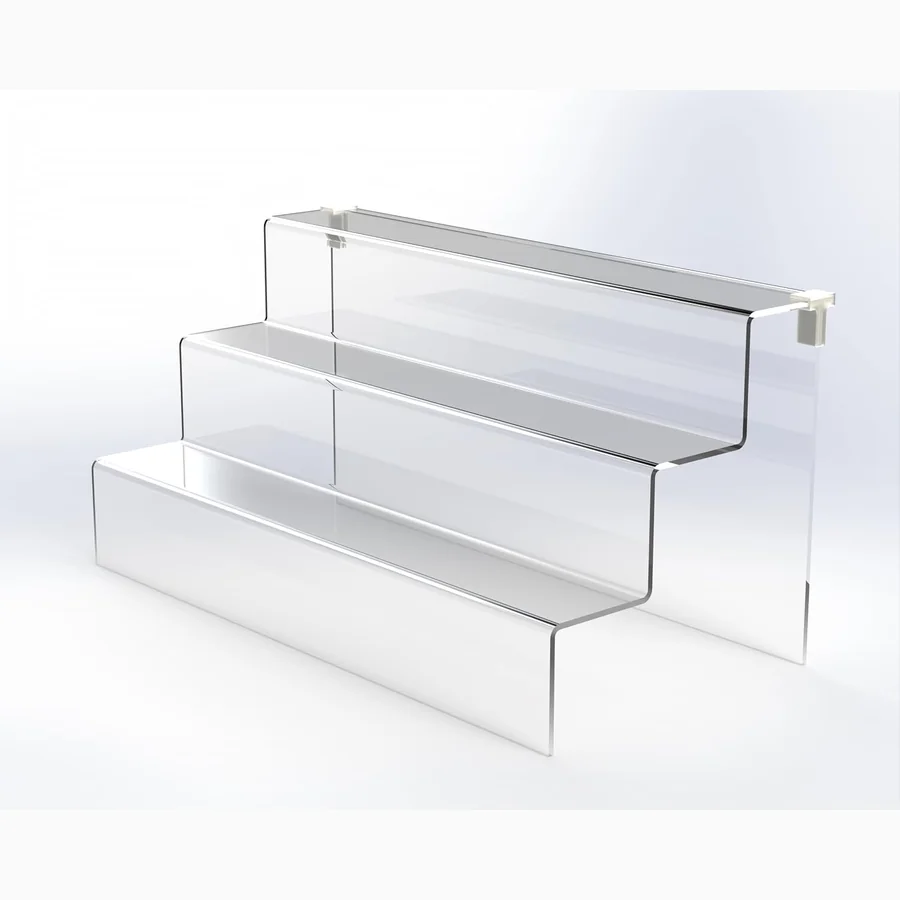 Acrylic Three-Step Riser for Detolf display cabinet