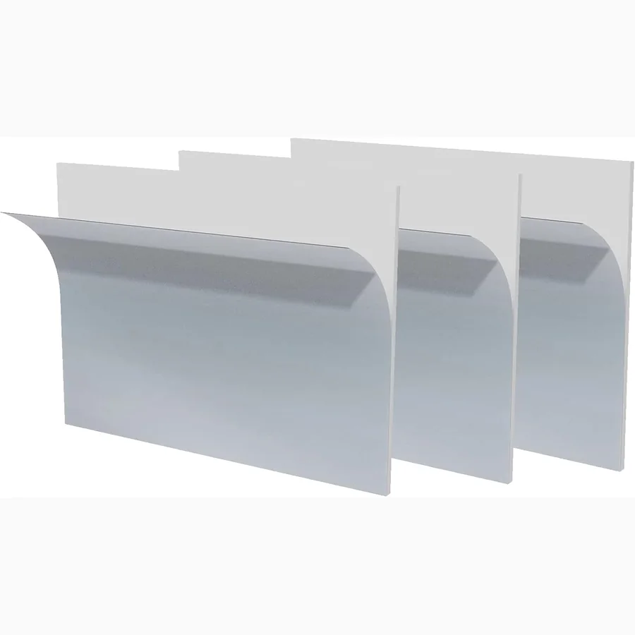 PIAOLGYI 3-Pack Acrylic Shelf for Detolf display cabinet