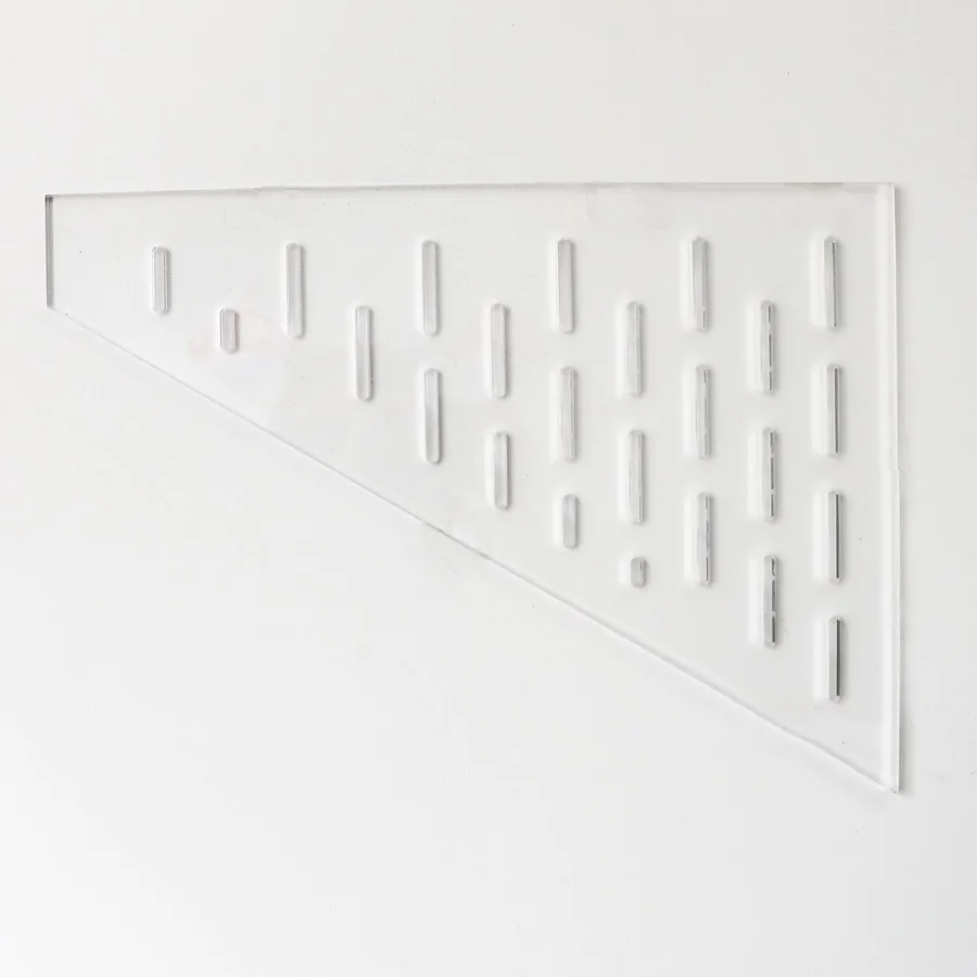 PIAOLGYI Triangle Corner Shelf for Detolf display cabinet