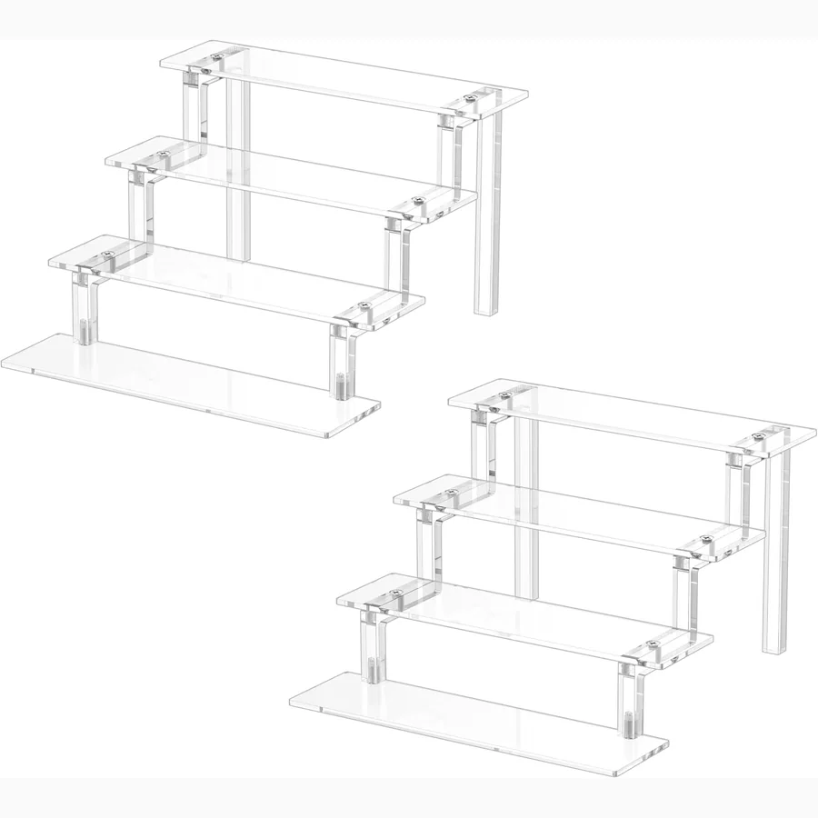 WINKINE 4-Tier Display Riser for Detolf display cabinet