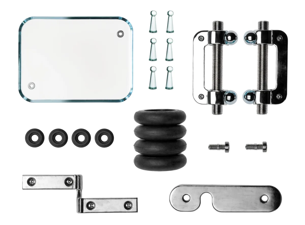 Detolf cabinet spare parts: glass panels, hinges, and shelf hardware for collectors